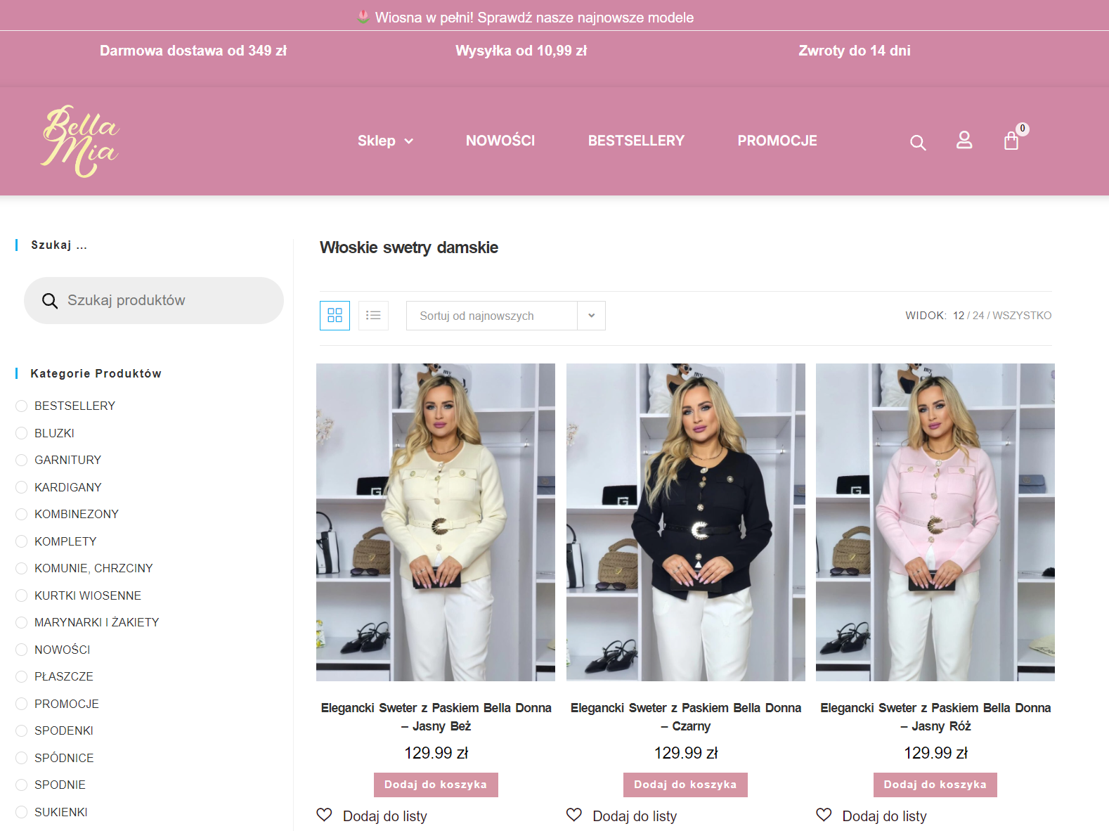 Jak stylizować włoskie swetry damskie z jeansami, spódnicą i eleganckimi spodniami?