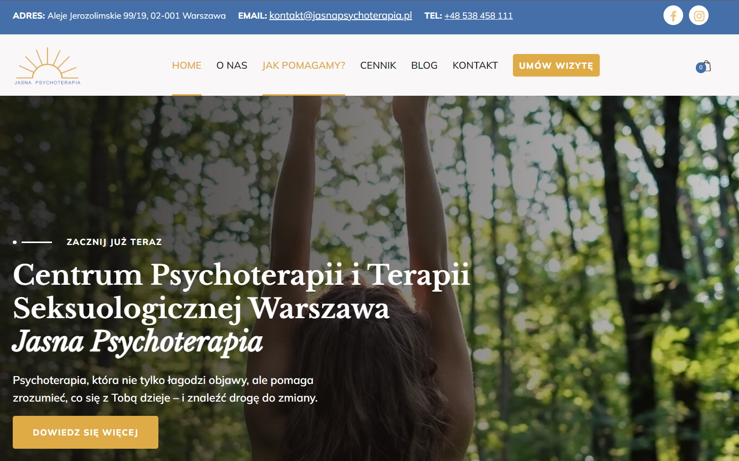 Psychoterapia dla młodych w Warszawie - wsparcie przy lęku, samotności i presji zawodowej