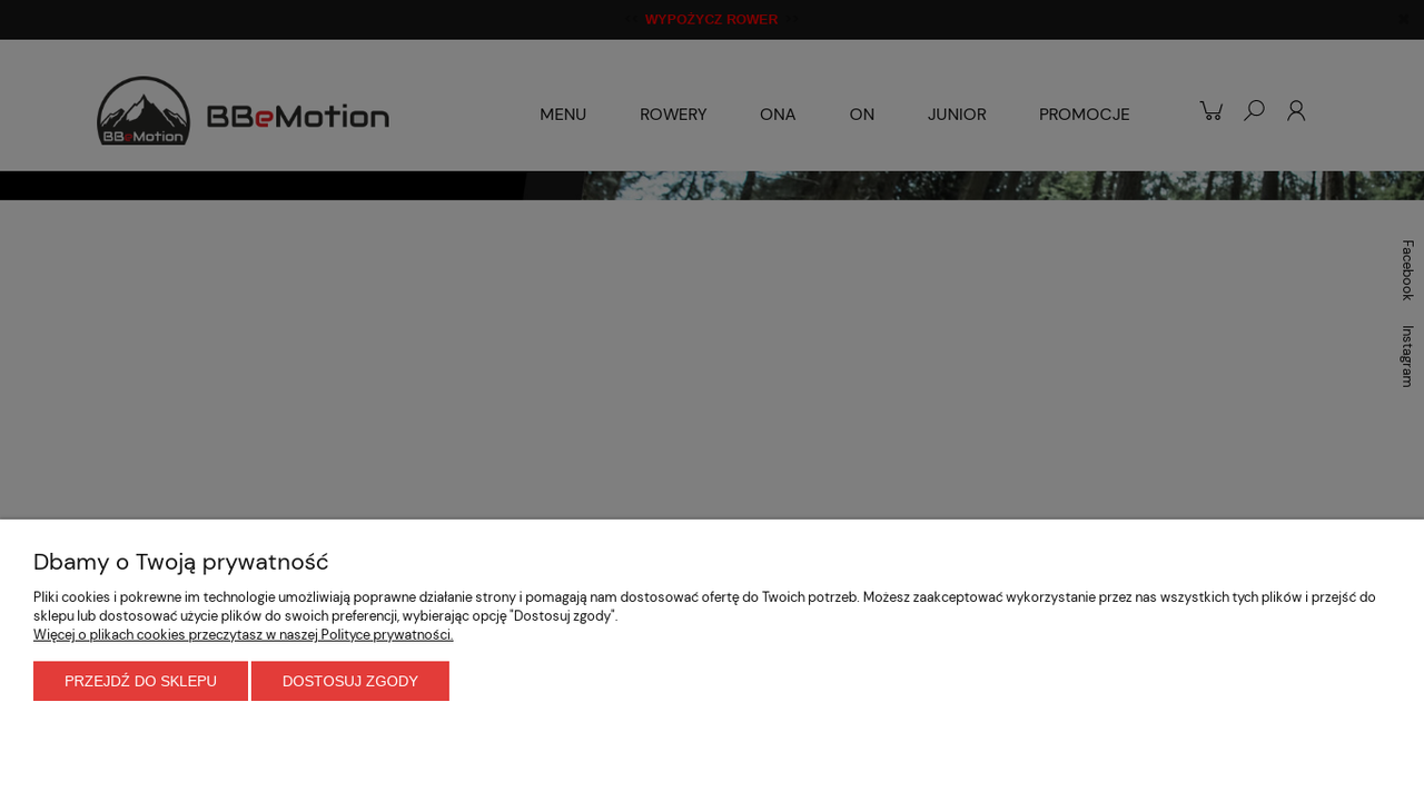 Zrzut strony Internetowy sklep rowerowy Bielsko-Biała | BBeMotion