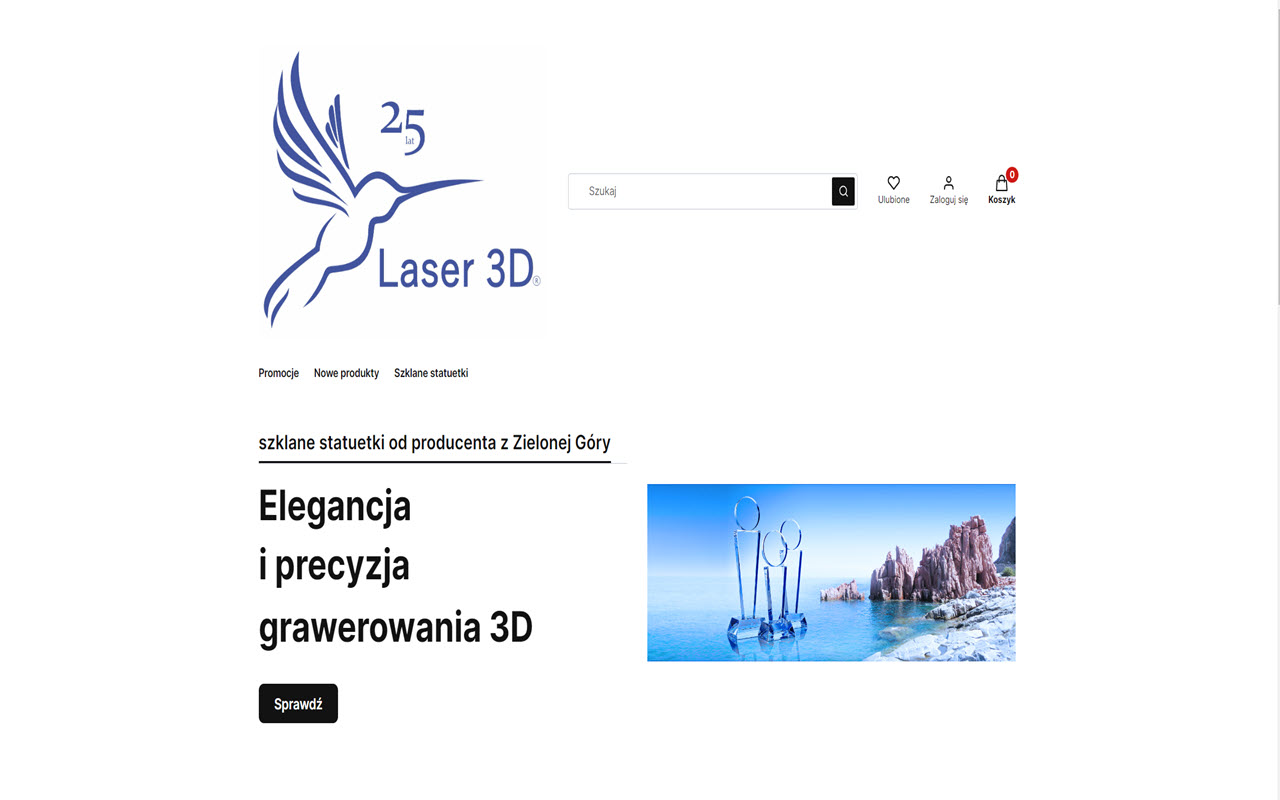 Zrzut strony Laser 3D