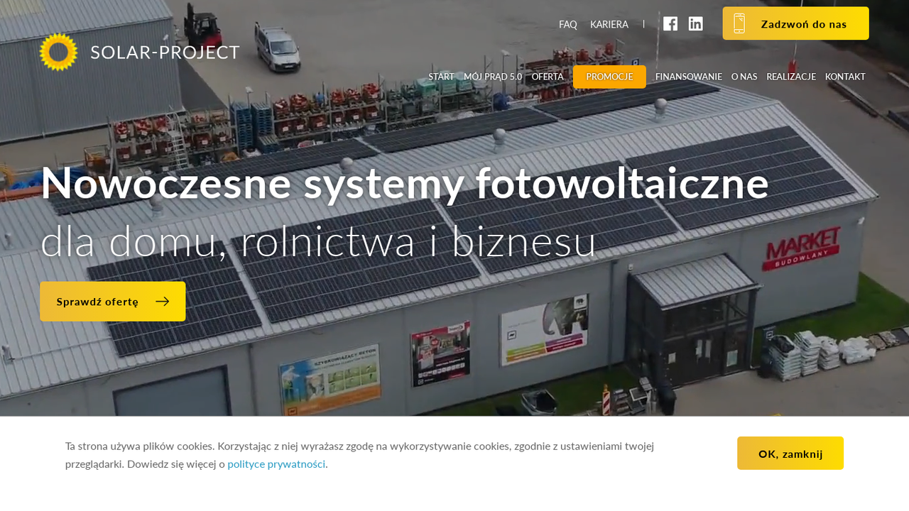 Zrzut strony Solar-Project