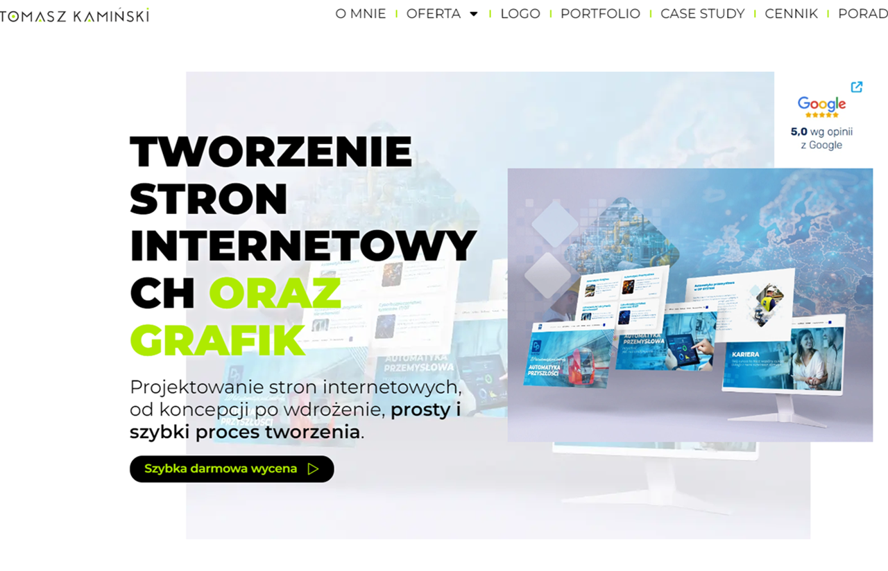 Zrzut strony Tomasz Kamiński