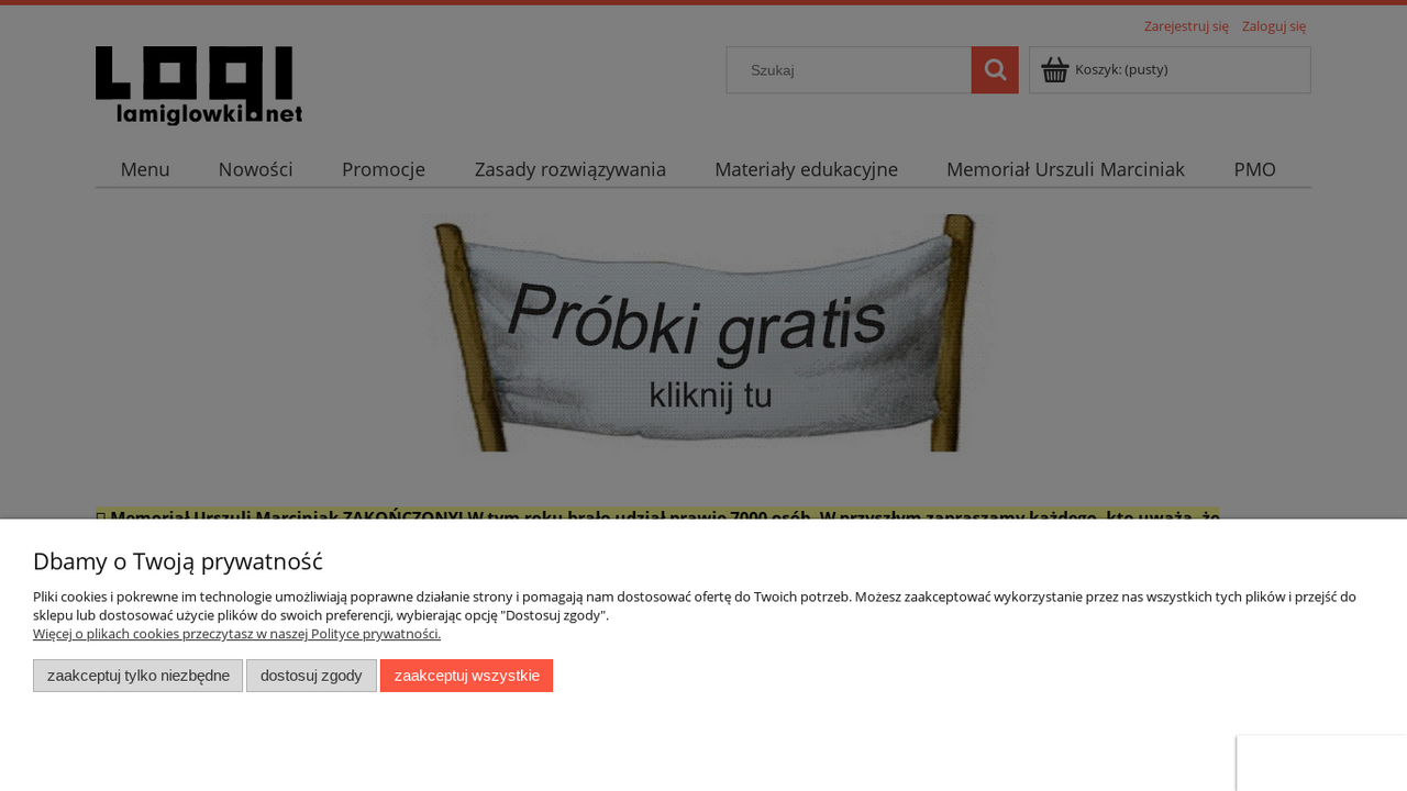 Zrzut strony Łamigłówki - LOGI