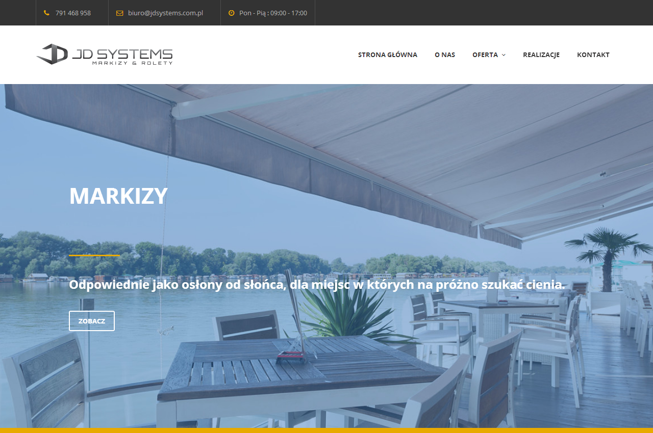 Zrzut strony Rolety, żaluzje, markizy, plisy, moskitiery - JD Systems Poznań