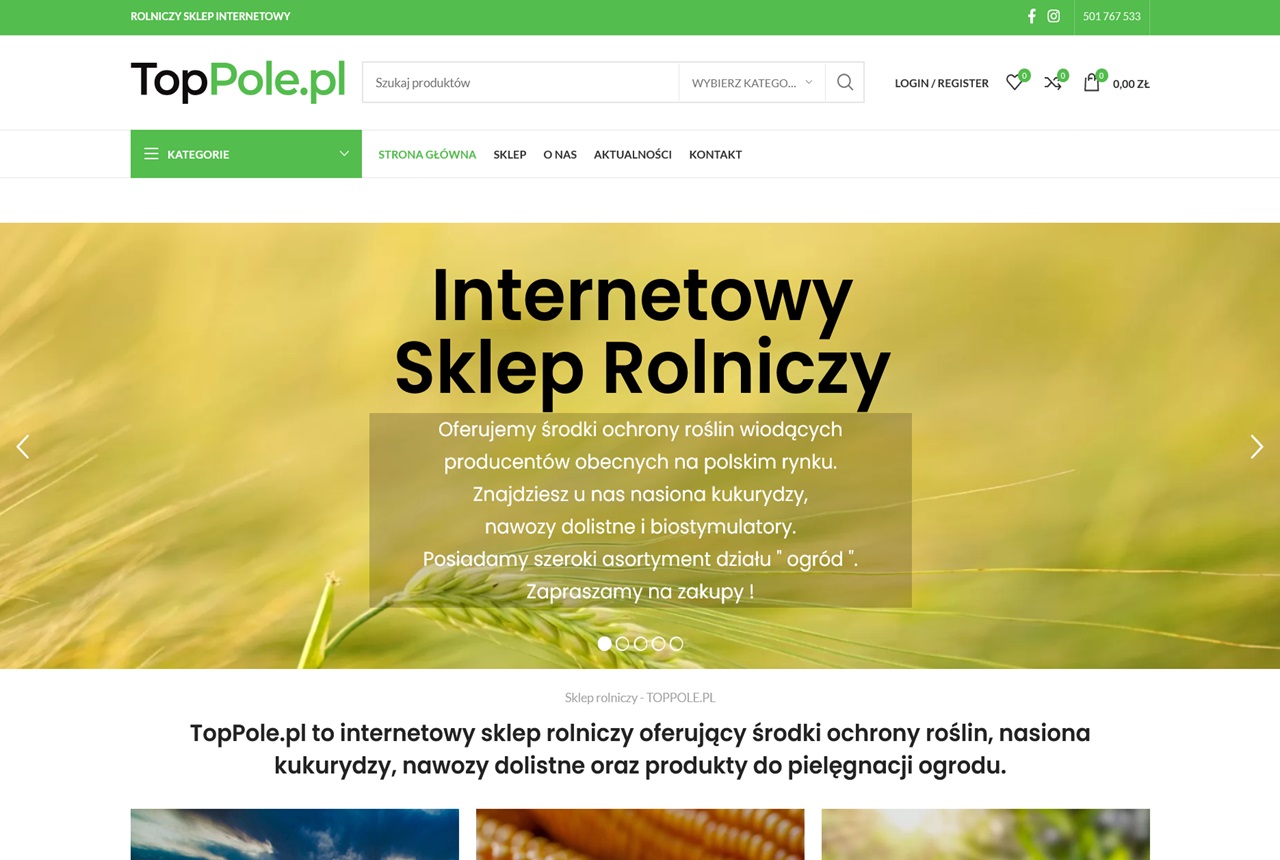 Zrzut strony TopPole.pl